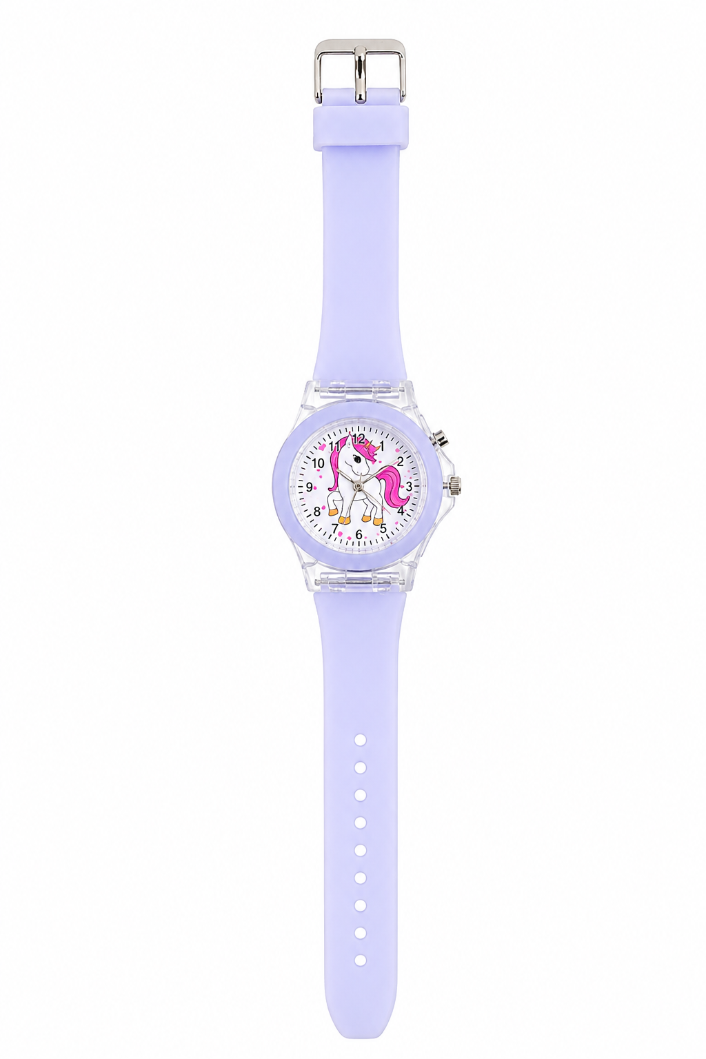 Zoviqa Kids Unicorn Analog Watch – Light Purple