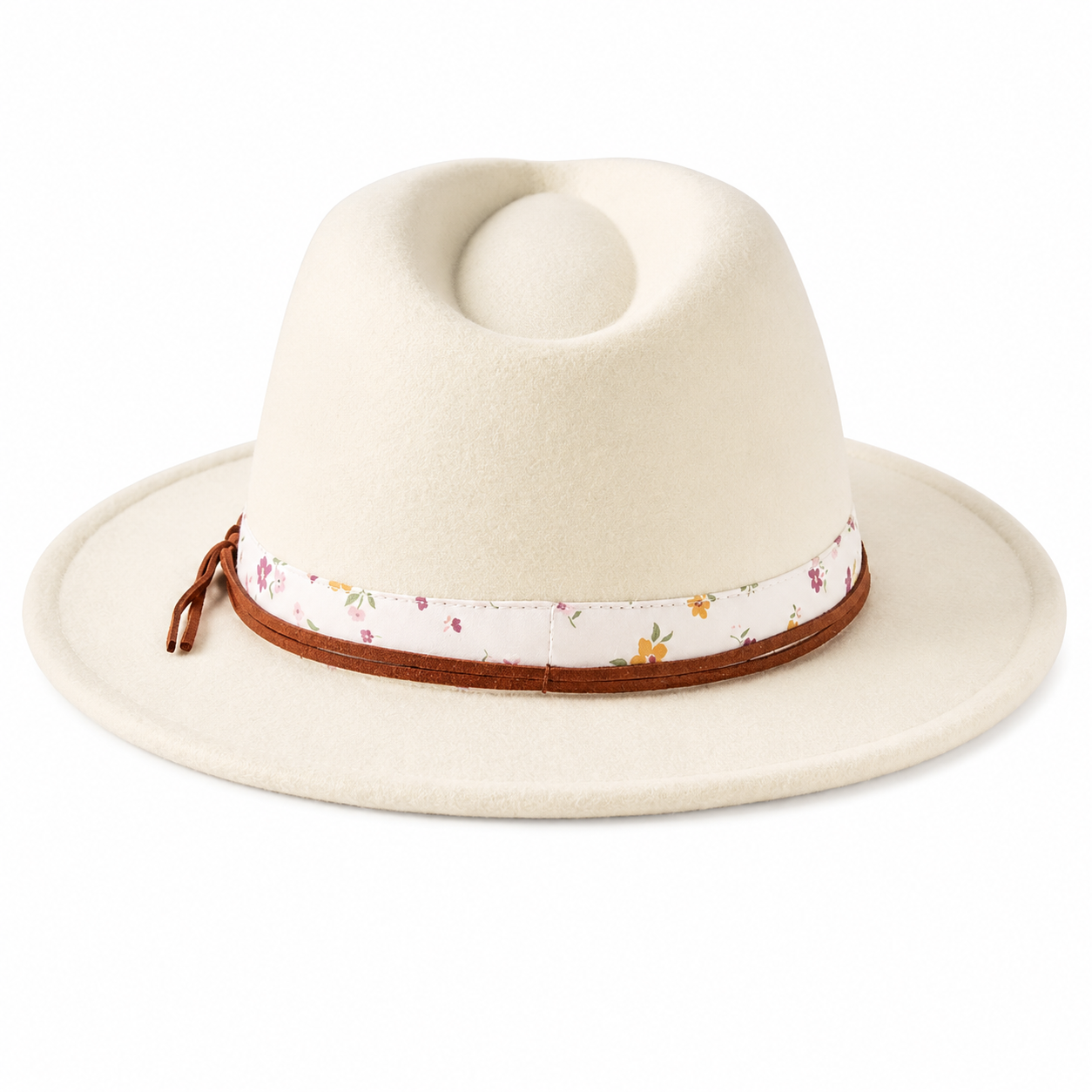 Zoviqa Kids Floral Wide Brim Hat