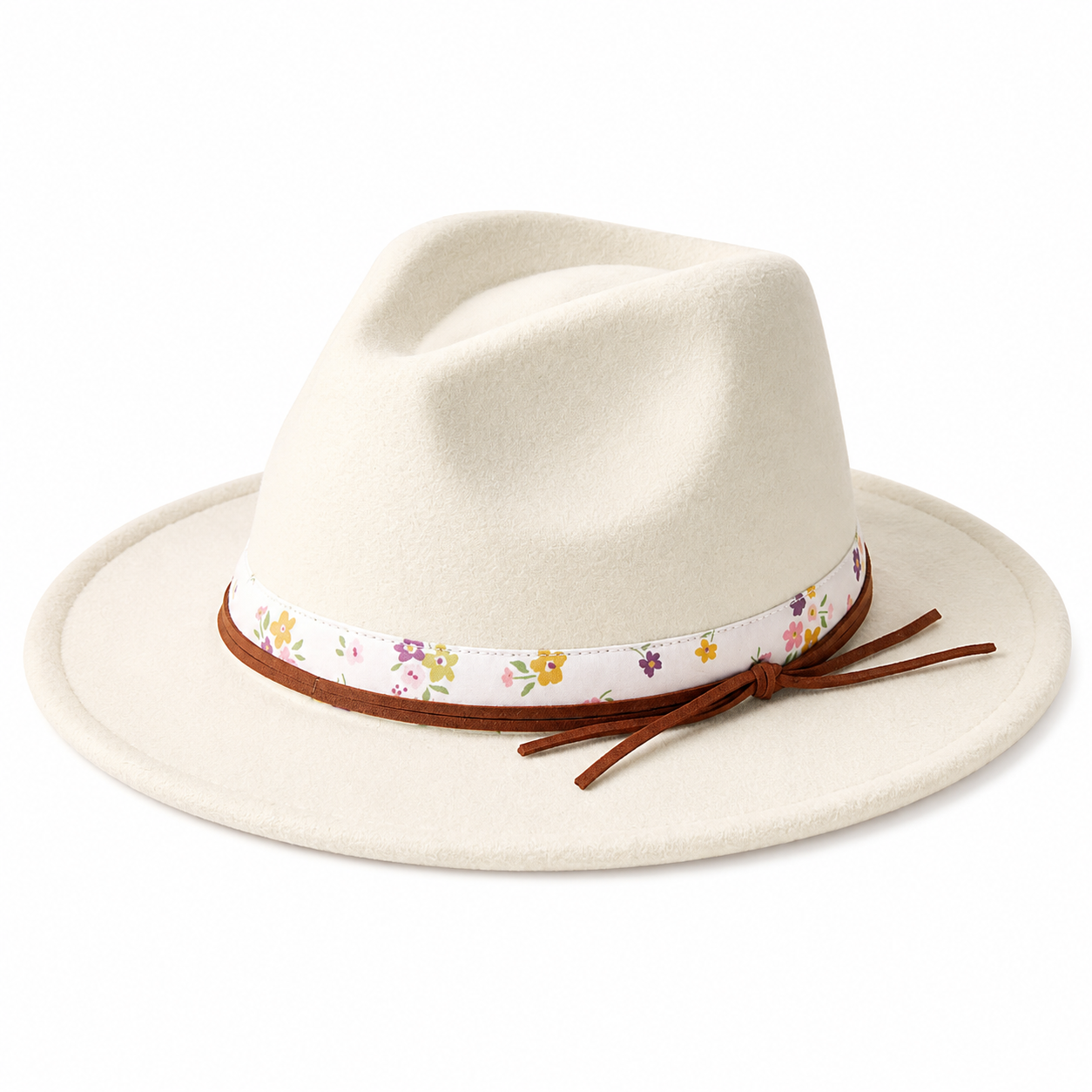 Zoviqa Kids Floral Wide Brim Hat